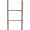 Ekena Millwork 19"W x 36"H x 3 1/2"D Vintage Farmhouse 2 Rung Ladder, Barnwood Decor Collection, Reclaimed Grey DECR019X036X04LDRGY - alternate 3